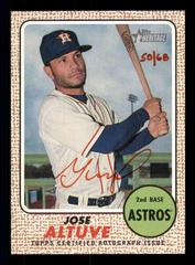 Jose Altuve [Red Ink] #JAL Baseball Cards 2017 Topps Heritage Real One Autographs Prices