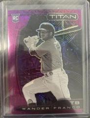 Wander Franco [Pink] #1 Baseball Cards 2022 Panini Chronicles Titan Prices