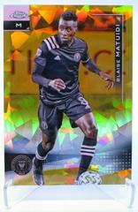 Blaise Matuidi [Gold Refractor] #101 Soccer Cards 2021 Topps Chrome MLS Prices