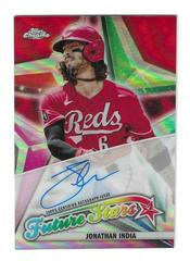 Jonathan India [Red] #FSA-JI Baseball Cards 2022 Topps Chrome Future Stars Autographs Prices