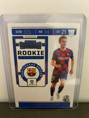 Frenkie de Jong Soccer Cards 2019 Panini Chronicles Contenders Rookie Ticket Prices