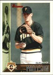 Craig Mattson #101 Baseball Cards 1995 Bowman Prices