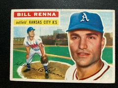 Bill Renna [Gray Back] #82 Baseball Cards 1956 Topps Prices