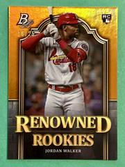 Jordan Walker [Orange] Baseball Cards 2023 Bowman Platinum Renowned Rookies Prices