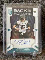 Trevor Lawrence #BFS-TL Football Cards 2023 Panini Donruss Elite Back to the Future Signatures Prices
