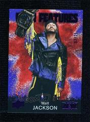 Matt Jackson [Purple] Wrestling Cards 2021 Upper Deck AEW Main Features Prices