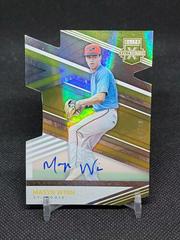 Masyn Winn [Status Die Cut Gold Signature] #54 Baseball Cards 2020 Panini Elite Extra Edition Prices