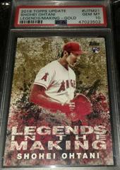 Shohei Ohtani [Gold] Baseball Cards 2018 Topps Update Legends in the Making Prices
