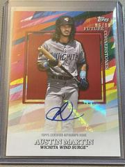 Austin Martin [Red] Baseball Cards 2022 Topps Pro Debut Future Cornerstones Autographs Prices