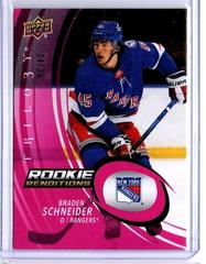 Braden Schneider [Pink] #RR-5 Hockey Cards 2022 Upper Deck Trilogy Rookie Renditions Prices