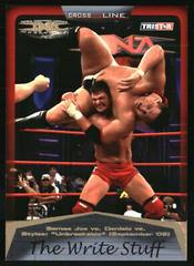 Samoa Joe, AJ Styles, Christopher Daniels #85 Wrestling Cards 2008 TriStar TNA Cross the Line Prices