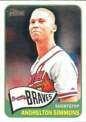 Andrelton Simmons #435 Baseball Cards 2014 Topps Heritage Prices