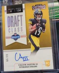 Calvin Austin III Football Cards 2022 Panini Contenders Draft Class Autographs RPS Prices
