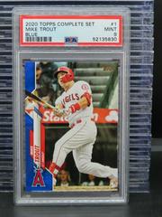 Mike Trout [Blue] #1 Baseball Cards 2020 Topps Complete Set Prices