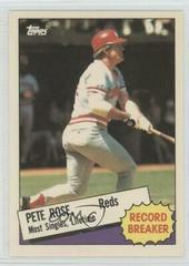 Pete Rose #6 Baseball Cards 1985 Topps Tiffany Prices