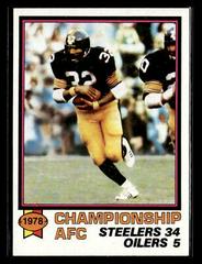 AFC Championship [Cream Colored Back] #166 Football Cards 1979 Topps Prices