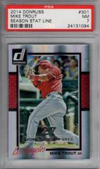 Mike Trout [Career Stat Line] Baseball Cards 2014 Donruss Prices