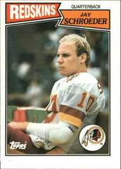 Jay Schroeder #16 Football Cards 1987 Topps American UK Prices