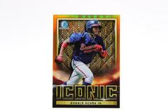 Ronald Acuna Jr. [Orange] #BI-2 Baseball Cards 2023 Bowman Chrome Iconic Prices