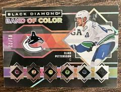 Elias Pettersson #BC-EP Hockey Cards 2022 Upper Deck Black Diamond Band of Color Prices