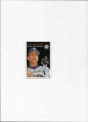 Alex Rodriguez [Black Background] #1 Baseball Cards 2003 Topps Heritage Prices