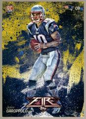 Jimmy Garoppolo [Gold] #115 Football Cards 2014 Topps Fire Prices