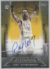 Rey Mysterio [Gold] Wrestling Cards 2021 Topps WWE Undisputed Grand Slam Champions Autographs Prices