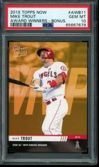 Mike Trout [Bonus] Baseball Cards 2019 Topps Now Award Winners Prices