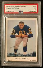 Duane Putnam #21 Football Cards 1959 Bell Brand Rams Prices