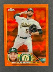 Paul Blackburn [Orange] #6 Baseball Cards 2023 Topps Chrome Sapphire Prices