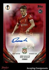 Ben Doak [Red Foilboard] #A-BD Soccer Cards 2023 Topps UEFA Club Autograph Prices