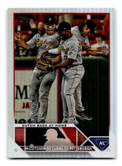 Cutch Back at Home [Rainbow] #US69 Baseball Cards 2023 Topps Update Prices