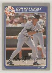 Don Mattingly #133 Baseball Cards 1985 Fleer Prices