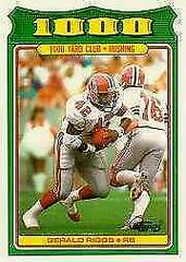 Gerald Riggs Football Cards 1988 Topps 1000 Yard Club Prices