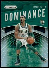 Jayson Tatum [Green Prizm] #13 Basketball Cards 2019 Panini Prizm Dominance Prices