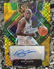 Ray Allen [Gold Prizm] #SG-RAL Basketball Cards 2021 Panini Select Signatures Prices