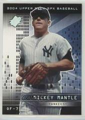 Mickey Mantle #105 Baseball Cards 2004 Spx Prices