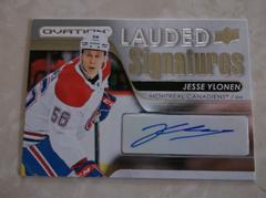 Jesse Ylonen #LS-JY Hockey Cards 2021 Upper Deck Ovation Lauded Signatures Prices