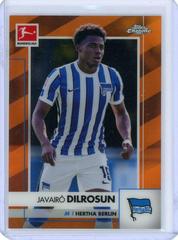 Javairo Dilrosun [Orange Refractor] Soccer Cards 2020 Topps Chrome Bundesliga Prices