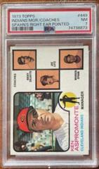 Indians Mgr. , Coaches [Spahn's Right Ear Pointed] #449 Baseball Cards 1973 Topps Prices