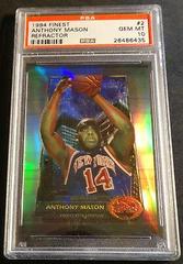 Anthony Mason [Refractor] #2 Basketball Cards 1994 Finest Prices