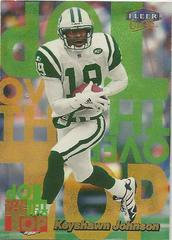 Keyshawn Johnson #11 Football Cards 1999 Ultra Over the Top Prices