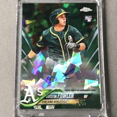 Dustin Fowler [Green] #AC-DF Baseball Cards 2018 Topps Chrome Sapphire Rookie Autographs Prices
