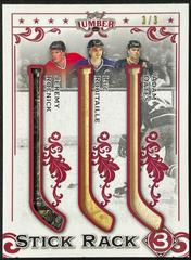 Jeremy Roenick, Luc Robitaille, Adam Oates [Red] Hockey Cards 2021 Leaf Lumber Stick Rack 3 Prices