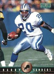 Barry Sanders #93 Football Cards 1997 Pro Line Prices