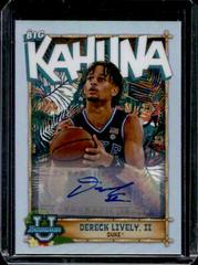 Dereck Lively II [Autograph] #TBK-6 Basketball Cards 2022 Bowman Chrome University The Big Kahuna Prices