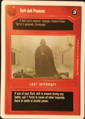 Dark Jedi Presence [Unlimited] Star Wars CCG Premiere Prices