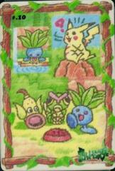 Pikachu & Oddish #10 Pokemon Japanese Sealdass Stitch Touch Prices