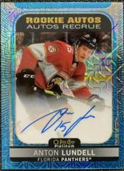 Anton Lundell [Blue Traxx] Hockey Cards 2021 O-Pee-Chee Rookie Autographs Prices