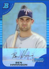 Ben Harrison [Refractor] #321 Baseball Cards 2005 Bowman Chrome Prices